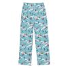 ALAZA Sports Skier Blue Pajama Pants Long Sleep Pant Pajama Bottoms Elastic Waist with Pockets 9-10 Years view 1