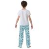 ALAZA Sports Skier Blue Pajama Pants Long Sleep Pant Pajama Bottoms Elastic Waist with Pockets 9-10 Years view 3