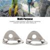 EIMSOAH 2 Pcs Climbing Bolt Hanger, 25kN Climbing Wall Bolt Hanger, 316 Stainless Steel Large Bearing Capacity Anchor for Rock Climbing and Home Gyms, Hammocks view 4