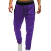Men's Joggers Sweatpants with Pockets Lightweight Casual Running Athletic Pants Fashion Drawstring Workout Pants (Purple,Small) view 2