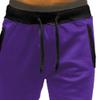 Men's Joggers Sweatpants with Pockets Lightweight Casual Running Athletic Pants Fashion Drawstring Workout Pants (Purple,Small) view 3