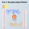 Rechargeable Hand Warmers 2 Pack, WXX 2 in 1 Electric Hand Warmer, 6000mAh Portable Pocket Warmers Dual-Sided Safe Heating, Electronic Winter Gifts for Men Women Kids, Golf, Outdoors Pink view 3