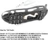 Ice Cleats Grippers for Shoes and Boots 24 Teeth Crampons 10 Teeth Tiny Spikes Ice Cleats for Walk on Ice Snow and Freezing Mud (24-Teeth, S (2024)) view 3