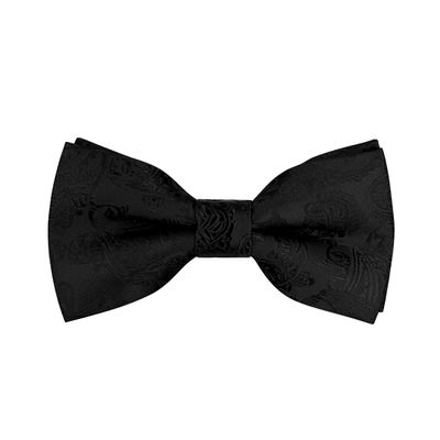 BEWDIO Black Baby Boy Bow Ties, Kids Pre-Tied Bowties for Mens Party Wedding (61-14M)
