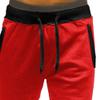 Men's Joggers Sweatpants with Pockets Lightweight Casual Running Athletic Pants Fashion Drawstring Workout Pants (Red,Medium) view 3