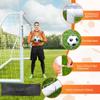 ORIENGEAR Soccer Goal, 12x6/10x6.5/8x6/6x4 Full Size Soccer Goals for Backyard, Soccer Net with Training Discs, Portable Soccer Goal and Adults with 1 Carry Bag view 4