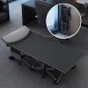 Folding Camping Cot Bed for Adults 190 X 75 X 35 cm, Portable Folding Bed with Side Pockets Double-Layer Oxford Fabric, Supports 661 lbs view 2