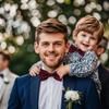 BEWDIO Adjustable Bow Ties for Kids, Red Boy Pre-Tied Bowties for Mens Party Wedding (61-09M) view 3