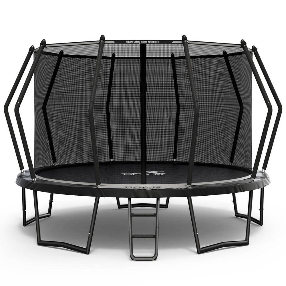 BCAN Trampoline 16FT Trampoline Outdoor with Enclosure for Kids Adults-TSL-2025
