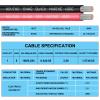 8 Gauge Marine Wire 8 AWG Marine Grade Wire Include 8 Gauge 50FT Red & 50FT Black,8 AWG Tinned Copper Oxygen-Free Boat Electrical Cable for Automotive/RV/Camper/Trailer Outdoor Use view 4