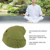 Luqeeg Meditation Pillow, Meditation Cushion, Meniscus Shaped Design Proper Support Feet, Buckwheat Hulls Cotton Cloth, Versatile Ideal Floor Seating Coffee Tables view 2