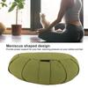 Luqeeg Meditation Pillow, Meditation Cushion, Meniscus Shaped Design Proper Support Feet, Buckwheat Hulls Cotton Cloth, Versatile Ideal Floor Seating Coffee Tables view 3