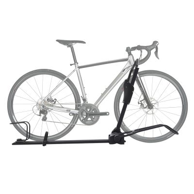 CheriMuMu Roof Bike Rack, Universal Adjustable Roof Mount Bike Rack for Car SUV, Foldable Car Rooftop Mount Upright Bike Rack Fits Most Bikes, Double Anti-Theft Locks (1-Bike)