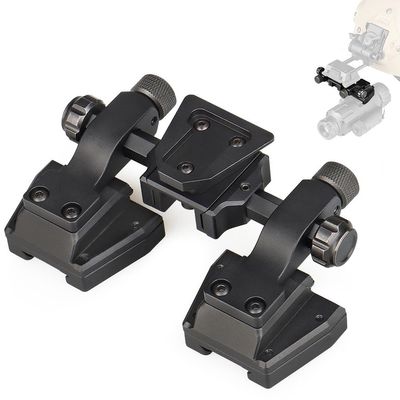 okyass Aluminium M24 Double Dovetail Slot Mount Adapter M24 Reconnaissance Helmet Mount Adapter Fit for M250 Night Vision Goggles
