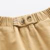 Baby Toddler Solid Color Casual Pants Boys Elastic Waistband School Uniform Loose Fit Athletic (Khaki, 5-6 Years) view 3