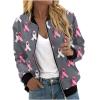Breast Cancer Awareness Jackets for Women Long Sleeve Zip Up Casual Coats Fall Fashion Outfits Winter Clothes 2025 view 1
