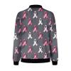 Breast Cancer Awareness Jackets for Women Long Sleeve Zip Up Casual Coats Fall Fashion Outfits Winter Clothes 2025 view 3