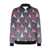 Breast Cancer Awareness Jackets for Women Long Sleeve Zip Up Casual Coats Fall Fashion Outfits Winter Clothes 2025 view 4