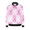 Breast Cancer Awareness Jackets for Women Long Sleeve Zip Up Casual Coats Fall Fashion Outfits Winter Clothes 2025 view 4
