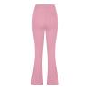 Women Bootcut Work Pants Trendy Business Casual Trouser Solid Yoga Workout Slacks High Waist Stretch Leg Office Pant(C-Pink,XX-Large) view 4