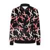 Breast Cancer Awareness Jackets for Women Long Sleeve Zip Up Casual Coats Fall Fashion Outfits Winter Clothes 2025 view 3