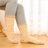 Litfun Fuzzy Socks for Women Cozy Fluffy Winter Warm Sleep Socks Super Comfy and Soft, 3 Pairs, Khaki, M view 3