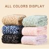 Litfun Fuzzy Socks for Women Cozy Fluffy Winter Warm Sleep Socks Super Comfy and Soft, 3 Pairs, Khaki, M view 4