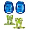 (2 Pack) - LED Safety Lights + Reflective Vests view 1