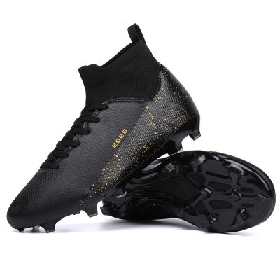 TOPSFEBA Soccer Cleats for Mens Womens Indoor Soccer Shoes Unisex Baseball Turf Shoes Youth Rugby Shoes Adult AG FG TF Football Boots Wide Training Sneaker (2309 HEI AG_38)