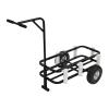Purptarol Beach Fishing Cart, Fish and Marine Cart with 2 Big Wheels Rubber Balloon Tires for Sand, Outdoor Fishing Rolling Wheel Wagon with 7 Rod Holders, 200 LBS Load Capacity, for Fishing Picnic view 1