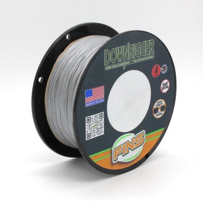 FINS Windtamer Braided Fishing Line - Versatile, Compact Braid for All Fisheries, Reduces Wind Knots and Rod Tip Wraps - High Performance 4-End Braid - Blue - 100 Lb - 2000 Yds