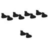 GALPADA 5pairs Elastic Shoe Covers Reusable Boot Protectors for Rain and Convenient Rain Gear for Outdoor Activities Fits High Top view 1
