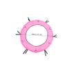 BESPORTBLE Trampoline Protective Cover Durable Jumping Bed Edge Pad Uv-Resistant Safety Pad for Boy Girl Fits Trampolines Pink Color Easy to Install view 3