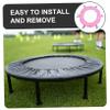BESPORTBLE Trampoline Protective Cover Durable Jumping Bed Edge Pad Uv-Resistant Safety Pad for Boy Girl Fits Trampolines Pink Color Easy to Install view 4