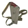 World War Supply M3 Canvas Shoulder Holster with Shell Loops OD Fits Smith & Wesson 629 N Frame 44 Magnum and Taurus Model 44 up to 6.5" Barrel view 2