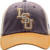 Collegiate Hats - Fitted Caps Adjustable Hats and Snapbacks Available (Adjustable Hat, LSU Mesh) view 2