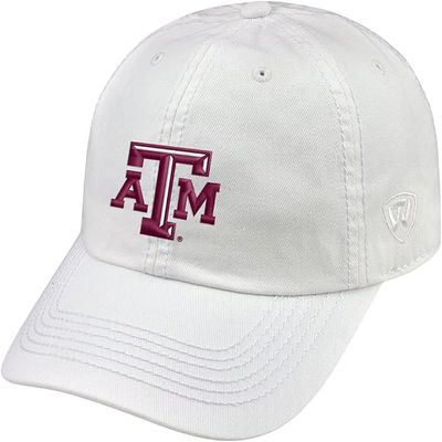 Collegiate Hats - Fitted Caps Adjustable Hats and Snapbacks Available (Adjustable Hat, Texas A&M White)