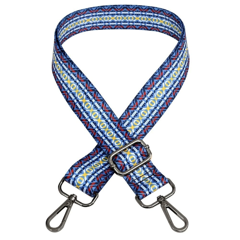 3.8cm Wide Shoulder Strap,Vintage Bag Strap Replacement Belt Women Men Crossbody Handbag Strap Ethnic Style Shoulder Strap DIY Accessories,Gray #G/836
