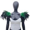 Natural Feather Shrug Cape,Feather Shawl Feather Shawl Shrug Shoulder Wrap for Halloween Cosplay Costume/761 view 1
