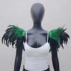 Natural Feather Shrug Cape,Feather Shawl Feather Shawl Shrug Shoulder Wrap for Halloween Cosplay Costume/761 view 4