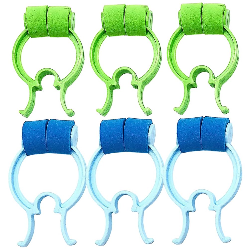 SOESFOUFU 6pcs Nose Bleed Stopper Clips Nose Clips for Swimming Breathing Training Plug Bleed Stoppers