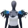 Natural Feather Shrug Cape,Feather Shawl Feather Shawl Shrug Shoulder Wrap for Halloween Cosplay Costume/758 view 1