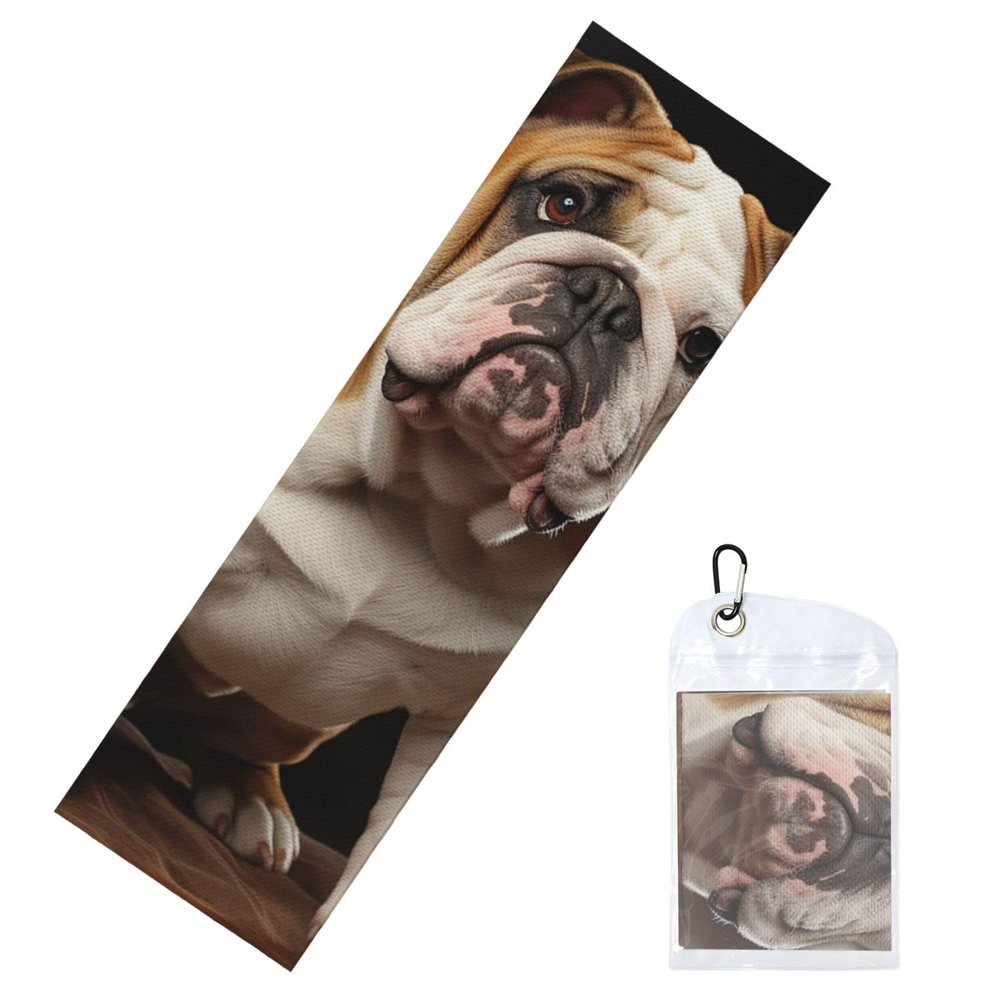 HCLYvexiria Cooling Towel (40"x12") Ice Towel English-Bulldog Cooling Towel for Neck Microfiber Cold Towel for Workout Soft Breathable Stay Cool Rags for Yoga Golf Gym Fitness