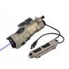 ZTFSETD MLC1+ Aiming Box Laser Sight (Red/Green/Blue Laser + 220 Lumens LED Flashlight) & Dual Wire Modular Remote Pressure Switch (SF/2.5mm Plug) Combo, Tan view 1