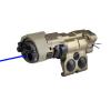 ZTFSETD MLC1+ Aiming Box Laser Sight (Red/Green/Blue Laser + 220 Lumens LED Flashlight) & Dual Wire Modular Remote Pressure Switch (SF/2.5mm Plug) Combo, Tan view 2