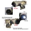 ZTFSETD MLC1+ Aiming Box Laser Sight (Red/Green/Blue Laser + 220 Lumens LED Flashlight) & Dual Wire Modular Remote Pressure Switch (SF/2.5mm Plug) Combo, Tan view 3