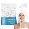 120 PCS Compressed Towels Bulk Coin Tissues Portable Mini Disposable Face Compressed Camping Towels for Travel Home Hotel and Outdoor Activities view 1