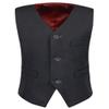 Visaccy Suits Vests Ring Bearer Outfit Boys Suit Vests Boy Dress Vest Suit Formal Wedding Dark Gray Big Kids Vest Tuxedo Size 16 view 1