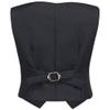 Visaccy Suits Vests Ring Bearer Outfit Boys Suit Vests Boy Dress Vest Suit Formal Wedding Dark Gray Big Kids Vest Tuxedo Size 16 view 2