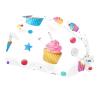 2 Pieces Scrub Caps Women Scrub Cap Men Nurse Scrub Cap for Beauty Salon Candy Cupcakes Multicoloured view 1